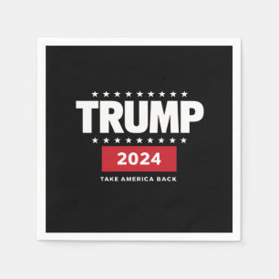 Donald Trump 2024 Take America Back Election  Napkin
