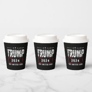 Donald Trump 2024 Take America Back Election  Paper Cups
