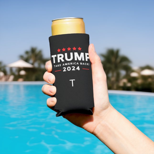 Donald Trump 2024 Take America Back Election  Seltzer Can Cooler (In Situ Pool)
