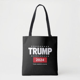 Donald Trump 2024 Take America Back Election  Tote Bag