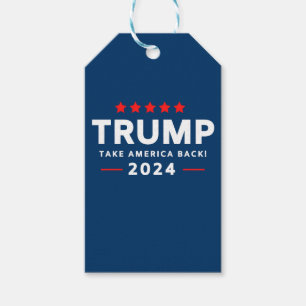 Donald Trump 2024 Take America Back Gift Tags