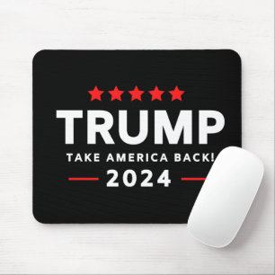Donald Trump 2024 Take America Back  Mouse Mat