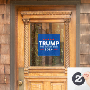 Donald Trump 2024 Take America Back Window Cling