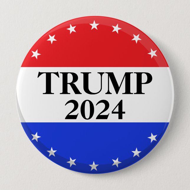 Donald Trump 2024 - Trump for President 10 Cm Round Badge (Front)