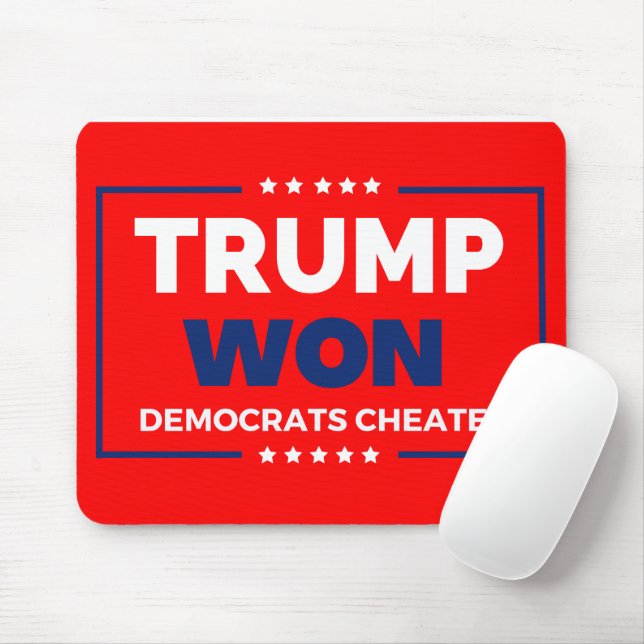 Donald Trump 2024 Trump Won Mouse Mat (With Mouse)
