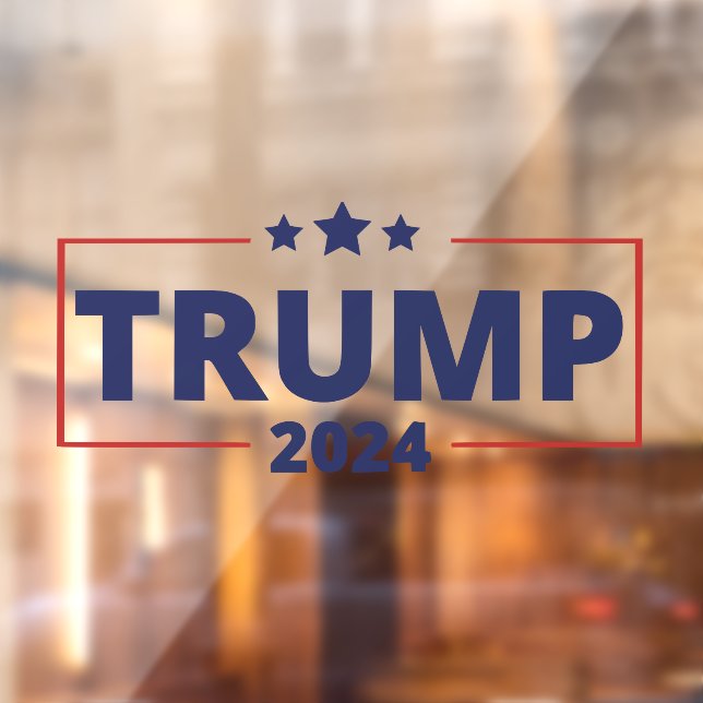 Donald Trump 2024  Window Cling (Sheet 2)