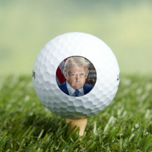 Donald Trump 2025 American President Portrait Golf Balls