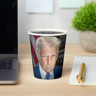 Donald Trump 2025 American President Portrait Paper Cups