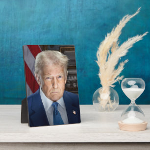 Donald Trump 2025 American President Portrait Plaque