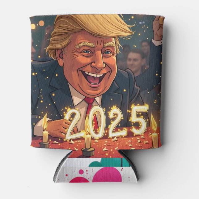 Donald Trump 2025 Can Cooler (Front)