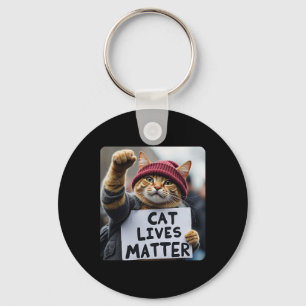 Donald Trump 2025 Cats Live Problem  Key Ring