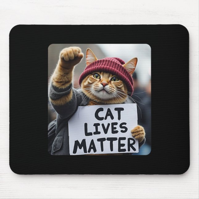 Donald Trump 2025 Cats Live Problem  Mouse Mat (Front)