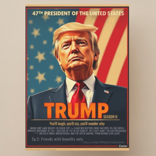 Donald Trump 2025 ironic fun series cover  Holiday Card