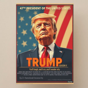 Donald Trump 2026 ironic fun series cover  Holiday Card