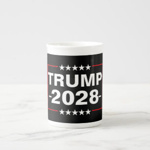 Donald Trump 2028 President Bone China Mug