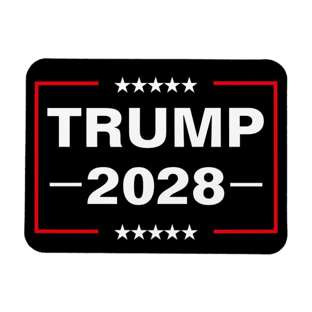 Donald Trump 2028 President Magnet (Horizontal)