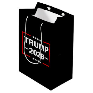 Donald Trump 2028 President Medium Gift Bag