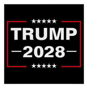 Donald Trump 2028 President Poster