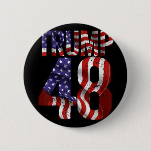 Donald Trump 2028 Trump 45 47 48th President Ameri 6 Cm Round Badge