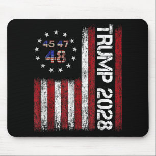 Donald Trump 2028 Trump 45 47 48th President Ameri Mouse Mat