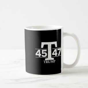 Donald Trump 45 47 45th 47th President Coffee Mug