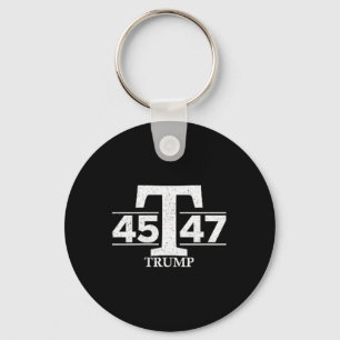 Donald Trump 45 47 45th 47th President Key Ring