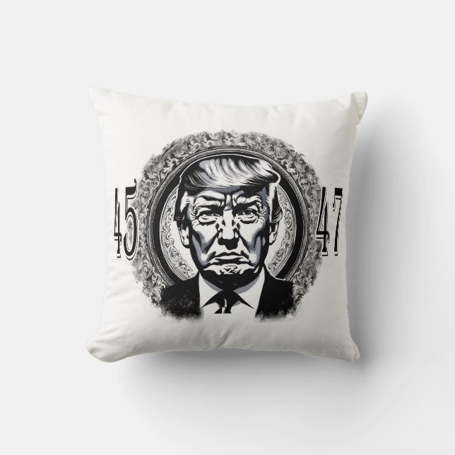 Donald Trump 45/47 Cushion (Front)