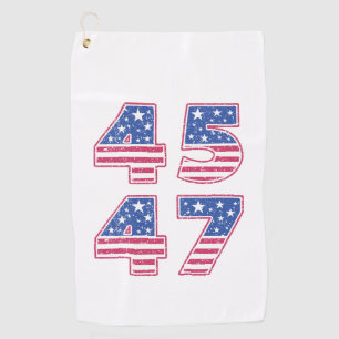 Donald Trump 45-47 Golf Towel