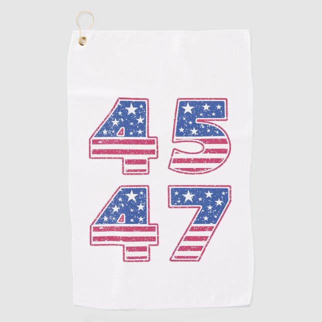 Donald Trump 45-47 Golf Towel (Front)