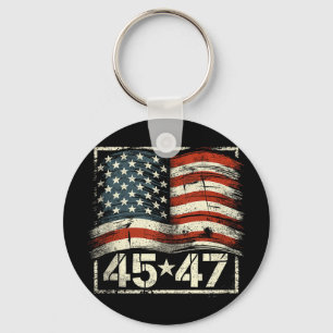 Donald Trump 45 47 Inauguration Day 2025 President Key Ring