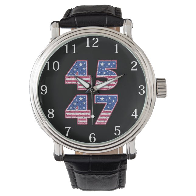 Donald Trump 45-47 Watch (Front)
