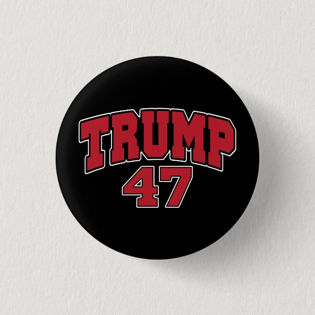 Donald Trump 47 3 Cm Round Badge (Front)