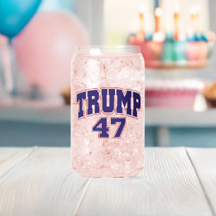 Donald Trump 47 Can Glass
