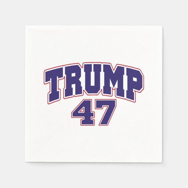 Donald Trump 47 Napkin (Front)