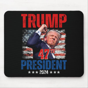 Donald Trump 47th President 2024 Trump Inauguratio Mouse Mat