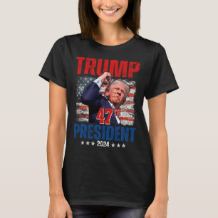 Donald Trump 47th President 2024 Trump Inauguratio T-Shirt