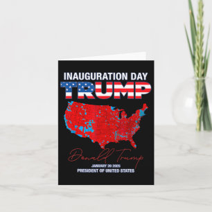 Donald Trump 47th President 2025 Inauguration Usa  Card