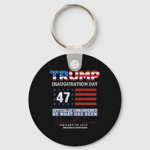 Donald Trump 47th President 2025 Inauguration Usa  Key Ring