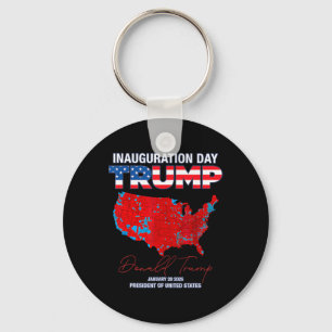 Donald Trump 47th President 2025 Inauguration Usa  Key Ring