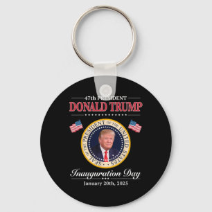 Donald Trump 47th President Inauguration 2025 Supp Key Ring