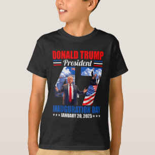 Donald Trump 47th President Inauguration Day Janua T-Shirt