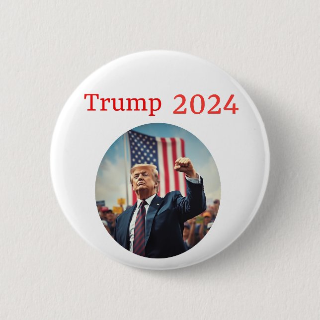 Donald Trump 6 Cm Round Badge (Front)