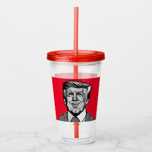 DONALD TRUMP  ACRYLIC TUMBLER