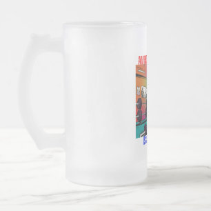 DONALD TRUMP - AMERICA’S STRENGTH IS COMING BACK FROSTED GLASS BEER MUG