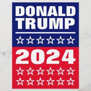 Donald Trump, American 2024 Presidential Elections Flyer