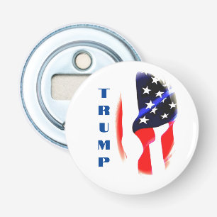 Donald Trump American Flag Pop Art  Bottle Opener