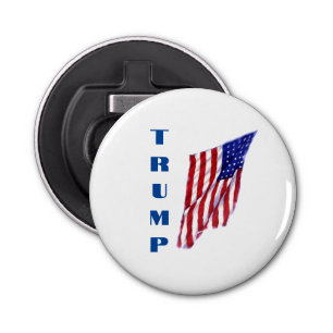 Donald Trump American Flag Pop Art  Bottle Opener