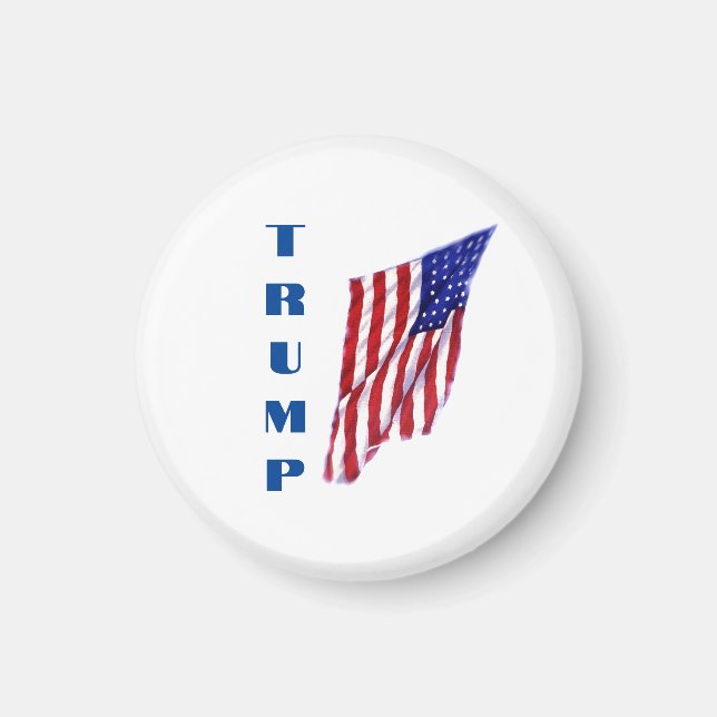 Donald Trump American Flag Pop Art  Magnet (Front)