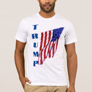 Donald Trump American Flag Pop Art  T-Shirt