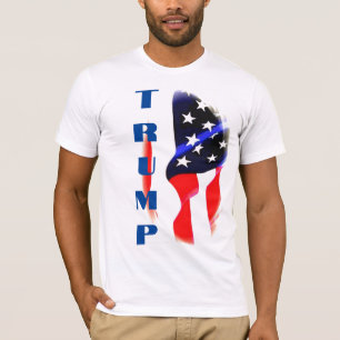 Donald Trump American Flag Pop Art  T-Shirt